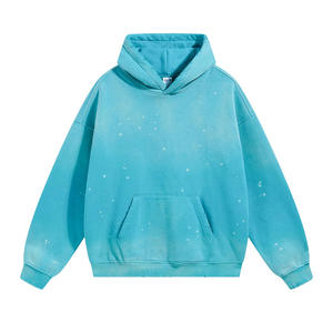 Nueva Sudadera ligera de algodón 100% para hombre, impresión Digital totalmente personalizable, logotipo propio, varios colores, teñido liso para invierno - Product Image 4