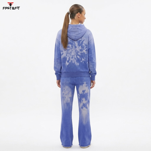 Survêtement léger pour femme tendance, effet délavé, personnalisable - Product Image 2