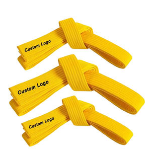 Cinturones de Artes Marciales de Judo y Karate con Bordado de Logotipo Personalizado al por Mayor / Cinturones de Karate Hechos a Medida, Suministro Directo de Fábrica, en Venta - Product Image 1