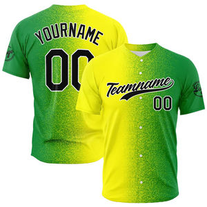 Maillot de baseball unisexe à manches courtes et col rond, imprimé sur mesure, grande taille, respirant, 100 % polyester, impression par sublimation - Product Image 6