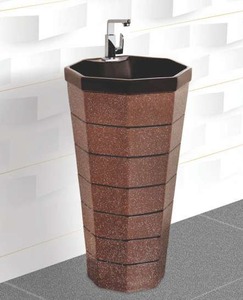 Lavabo de Pedestal de Cerámica Moderno Multicolor a Buen Precio, Fácil de Limpiar, para Baño, de Linum Factory, Diseño Exclusivo - Product Image 6