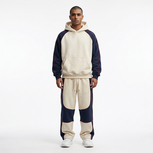 Ensemble survêtement femme Y2K color block hiver uni avec sweat à capuche et pantalon de jogging, garniture personnalisée pour vêtements de fabricants - Product Image 4