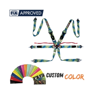 TBRACING FIA 8853 2016 Motorsport Racing Harness SPORT PLUS 4 Six Point Ultra <b>Light</b> Seat Belt OEM ODM Custom Logo Custom Color - Product Image 1