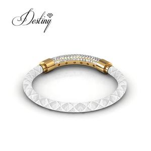 <span class=keywords><strong>Pulsera</strong></span> Elegante Daisini con Cristales de <span class=keywords><strong>Swarovski</strong></span> y Baño de Oro de 18K, Joyería para Uso Diario - Product Image 6