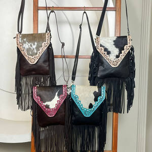 Bolsos de Mensajero de Cuero Vacuno Hechos a Mano, Bolsos Cruzados de Gran Capacidad para Viajes Diarios, Personalizados al por Mayor para Mujer - Product Image 5