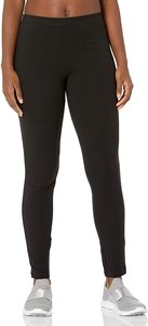 Womens Casual Solid Knitted 100% Cotton High Waist Yoga <b>Leggings</b> <b>Slim</b> Fit Knee-Length Gym Workout Fitness Athletic Breathable - Product Image 2