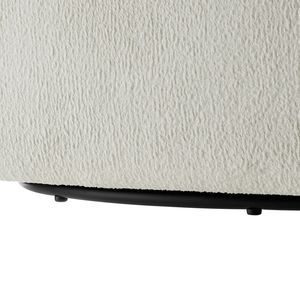 Sillón giratorio Sutton Ivory con tela de alto rendimiento para sala de estar - Product Image 6