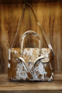 Bolso Tote de Cuero con Pelo Natural de Vaca para Mujer, Bolso de Hombro Vintage de Gran Capacidad, Bolso de Compras Portátil - Product Image 6