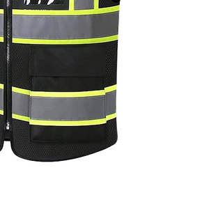 Chaleco de Seguridad Ajustable de Alta Calidad con Múltiples Bolsillos, Parche con Logotipo Reflectante, Chaleco de Seguridad para el Trabajo, Servicio OEM - Product Image 5