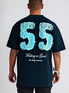 เสื้อยืดคอกลมแขนสั้นทรงปกติสำหรับผู้ชาย ผ้าฝ้าย 100% สกรีนโลโก้ตามสั่ง เป็นมิตรต่อสิ่งแวดล้อม - Product Image 2