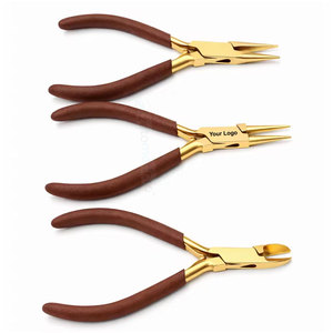 Alicates de Acero Inoxidable de Alta Calidad para Fabricación de Joyería, Alicates de Punta Redonda, Alicates de Corte Lateral, Personalizados por ZETOMED PRO DIY - Product Image 1