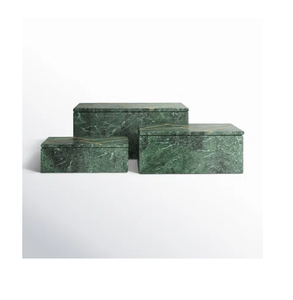 Wholesale Supplier Marble Jewelry <b>Box</b> Decorative Marble Rectangle <b>for</b> Centerpieces Gift Marble <b>Box</b> - Product Image 5