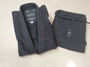 ชุดยูโด RTS คุณภาพสูง Shoyorol รุ่น 60 สีดำ ระดับมืออาชีพ 450gsm Gl Fighters ชุดยูโดบราซิลเลียนยิวยิตสู รุ่น AS-JJ-5841 - Product Image 4