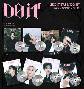 Stray Kids SKZ IT TAPE DO IT (VERSIÓN ACCORDION) K-Pop CD, Papel y Plástico, Idioma Coreano, Todas las Edades, Pop - Product Image 4