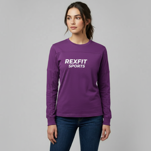 Camiseta de Manga Larga para Mujer, a la Moda, Hecha con el Mejor Material, Corte Ajustado Informal, Transpirable, Diseño Único, para Venta en Línea - Product Image 4