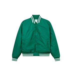 Chaqueta Varsity de Seda Personalizada para Hombre, Chaqueta Bomber de Satén Suave, Chaqueta Letterman, Marca Privada OEM ODM, Ropa de Moda Premium - Product Image 5