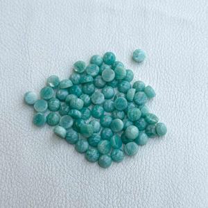 อเมซอนไนต์สีน้ำเงินธรรมชาติขนาด 6 มม. เกรด AAA ทรงเจียระไนแบบบริลเลียนท์ สำหรับทำเครื่องประดับ ผลิตด้วยมือในอินเดีย หินหลวมที่ผ่านการปรับขนาดแล้ว ได้รับการรับรองโดยบุคคลที่สาม N.N. - Product Image 2