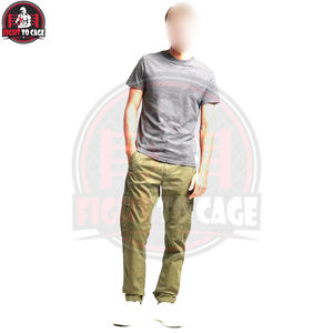 Pantalones Cargo de Algodón Twill para Hombre, Cómodos, a la Moda, de Alta Calidad, con Bolsillos Laterales, Marca Personalizada, Duraderos, Precio al por Mayor - Product Image 2