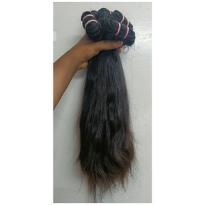 High Quality Remy Hair <b>Extensions</b> Natural Black Virgin Indian Raw Hair <b>for</b> Beauty and <b>Braiding</b> - Product Image 6