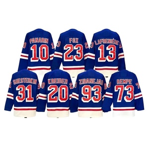Camisetas de Hockey sobre Hielo JIAEN para Hombre, Transpirables, 23 Adam, 31 <span class=keywords><strong>Igor</strong></span> Shesterkin, 73 Matt Rempe, 10 Artemi Panarin, 16 Vincent Trocheck - Product Image 1
