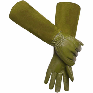 Gants de soudage TIG haute performance en cuir de chèvre et de vache pleine fleur, avec manchette de sécurité, antistatiques, résistants à l'abrasion et à la chaleur - Product Image 4