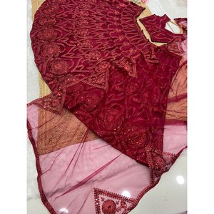 Latest Designer Lehenga Choli Beautiful <b>Glitter</b> Dori Work for <b>Prom</b> <b>Dresses</b> - Product Image 2