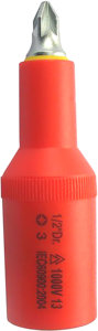 1/2" 1000V Insulated <b>Bit</b> Socket - Product Image 4