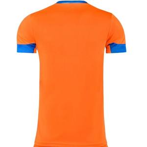 LOW MOQ Wholesale Orange Color Soccer Team Uniform 100% Polyester Mesh Stretch Customized Colors & Logo High Quality Uniform <b>Set</b> - Product Image 3