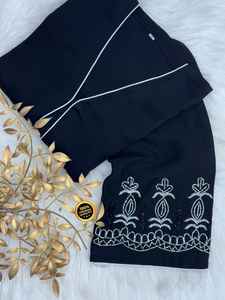 Abayas élégantes et modestes brodées à la main pour femmes, vêtements et accessoires musulmans traditionnels - Product Image 2