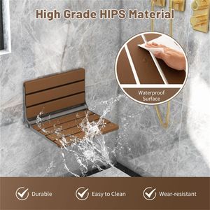 Elegante Sedia da Bagno Pieghevole in Acciaio da Parete - Product Image 6