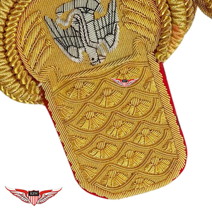 KEW - Epaulettes de Hombro de Metal Amarillo Bordados de Alta Calidad, Tamaño Personalizable, Accesorio Decorativo de Lujo - Product Image 2