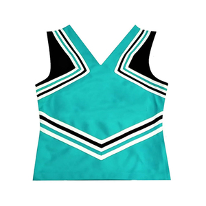 Uniforme de cheerleading pour femmes par sublimation, logo personnalisé, polyester, coupe ajustée, costume de danse scolaire, style moderne, confortable, coupe d'équipe 2026 - Product Image 4