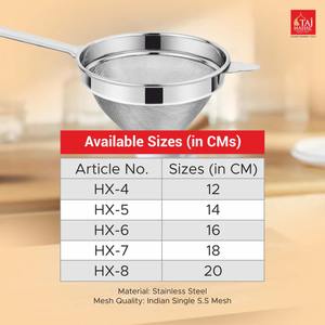 New Design Household Kitchen Tools Stainless Steel Fine Mesh SS Conical Hexa <b>Strainer</b> Soup and Juice - Product Image 6