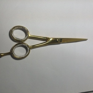 Professional Razor Edge <b>Beard</b> Hair Cutting <b>Scissors</b> 5" Salon <b>Scissors</b> Stainless Steel With Fix Finger Rest - Product Image 3