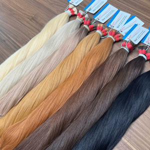 ดีลสุดร้อนแรง!!! ผมต่อแบบผมตรงกระดูกมีหลายสี100% ผมมนุษย์บริสุทธิ์จากเวียดนาม - Product Image 1