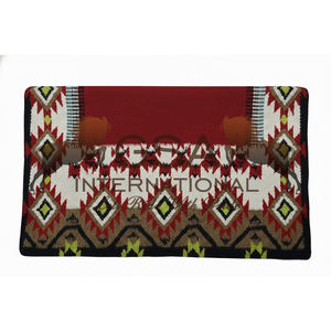 Couvertures de selle western surdimensionnées 34x42, personnalisables, 100% laine de Nouvelle-Zélande, pour l'équitation sportive et les compétitions. - Product Image 4