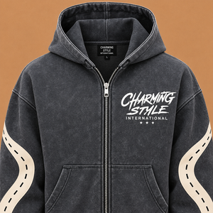 Acid Wash Printed Winter Streetwear Plus Size Sweat Suit Sun Faded Hooded & <b>Trouser</b> 100% Cotton <b>Baggy</b> Look Unisex Tracksuit Set - Product Image 5
