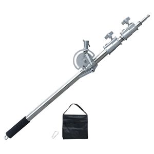 Brazo de Soporte Ligero Tipo C de Acero Inoxidable de Alta Resistencia, Longitud Ajustable de 2.58-7.58 Pulgadas, Brazo Transversal para Fotografía - Product Image 1