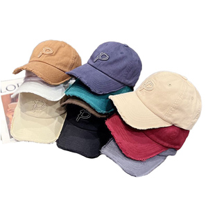 Gorra de béisbol vintage ajustable con letras P, estilo casual, de algodón, para deportes y golf, venta al por mayor 2026 - Product Image 2