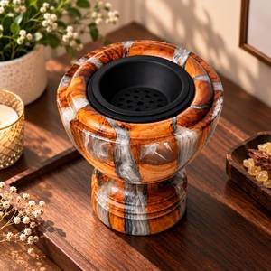 Quemador de Incienso de Resina y Madera de Lujo, Elegante Soporte de Fragancia de Madera para Decoración del Hogar de Primera Calidad y Accesorios Interiores con Estilo - Product Image 3