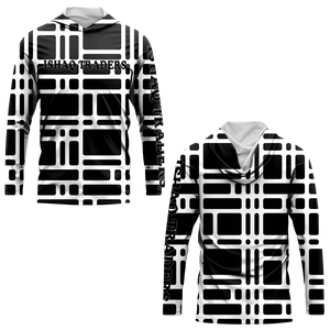 Sudadera con Capucha de Pesca de Manga Larga con Estampado Geométrico Ishaq Traders, UPF50, Secado Rápido, Unisex para Adultos - Product Image 5