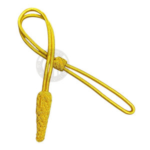Cordon décoratif tressé fin en coton/nylon/polyester, finition nœud d'épée, léger, écologique, personnalisable pour les cérémonies - Product Image 5