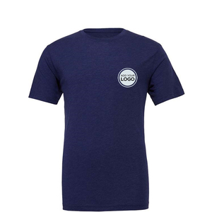 Long Fit Short Sleeve T-Shirt Bella + Canvas 3001CVC Unisex Heather CvSc Short Sleeve Tee T Shirt Heather Prism Ice Blue T Shirt - Product Image 1