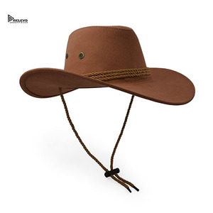 Sombrero de Lona de Algodón Marrón Relevo Industries, Correa Ajustable, Unisex, Estilo Casual para Exteriores, Ala Ancha, Primavera/Verano, para Adultos - Product Image 1