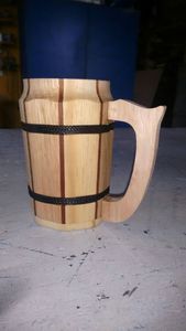 Medieval Wood Drinking Mug - Product Image 3