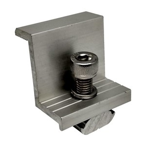 Accessoires de montage de modules photovoltaïques en gros, pince d'extrémité solaire en aluminium anodisé de 30 mm - Product Image 1