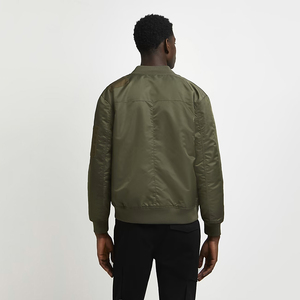 Material Durable Construction Comfortable Casual Wear OEM Men Bomber <b>Jacket</b> Custom <b>Zip</b> <b>Up</b> <b>Jacket</b> Wind Resistant Lightweight - Product Image 2