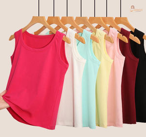 Débardeur d'été décontracté en coton côtelé tricoté à la main pour femme, coupe ajustée, sans manches, idéal pour le fitness - Product Image 1