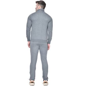 Gym Tracksuit Men's <b>Fleece</b> <b>Jacket</b> and Joggers Pants Sweat Track Suit Plain Sweat Suit Sports Suit - Product Image 4