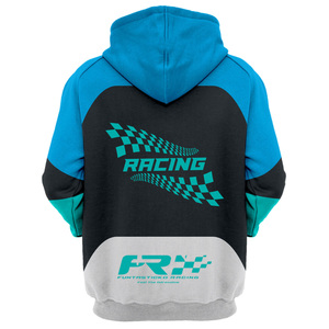 เสื้อฮู้ดทีมแข่ง MX กีฬาพิมพ์ลายซับลิเมชันออกแบบได้ตามต้องการ - Product Image 2